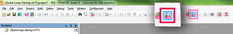 Screenshot of COMBIVIS 6 Scan for device icon 