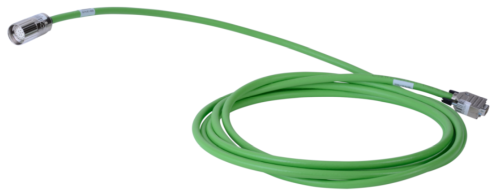 KEB encoder cable in a coil ready for installation in an automated machine